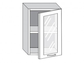 1.50.3 Шкаф настенный (h=720) на 500мм с 1-ой стекл. дверцей в Берёзовском - beryozovskij.magazin-mebel74.ru | фото