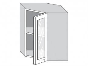 1.60.3у Шкаф настенный (h=720) угловой на 600мм со стекл. дверцей в Берёзовском - beryozovskij.magazin-mebel74.ru | фото