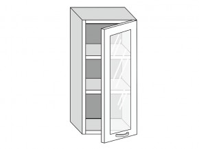 19.40.3 Шкаф настенный (h=913) на 400мм с 1-ой стекл. дверцей в Берёзовском - beryozovskij.magazin-mebel74.ru | фото