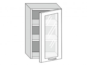19.50.3 Шкаф настенный (h=913) на 500мм с 1-ой стекл. дверцей в Берёзовском - beryozovskij.magazin-mebel74.ru | фото