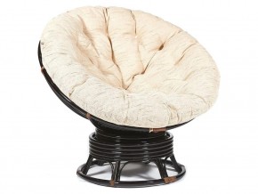 Кресло-качалка Papasan w 23/01 B с подушкой Antique brown, ткань Старт в Берёзовском - beryozovskij.magazin-mebel74.ru | фото