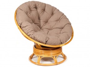 Кресло-качалка Papasan w 23/01 B с подушкой Honey, экошерсть Коричневый в Берёзовском - beryozovskij.magazin-mebel74.ru | фото