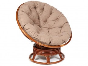 Кресло-качалка Papasan w 23/01 B с подушкой Pecan, экошерсть Коричневый в Берёзовском - beryozovskij.magazin-mebel74.ru | фото