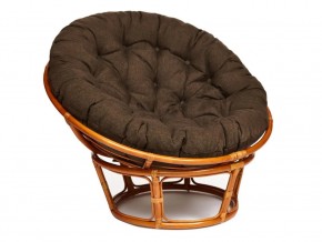 Кресло Papasan 23/01 W с подушкой Cognac, ткань Коричневый в Берёзовском - beryozovskij.magazin-mebel74.ru | фото