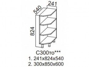 С300то Стол рабочий 300 (торцевой открытый) в Берёзовском - beryozovskij.magazin-mebel74.ru | фото